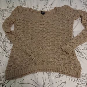 AEO open weave soft knit sweater